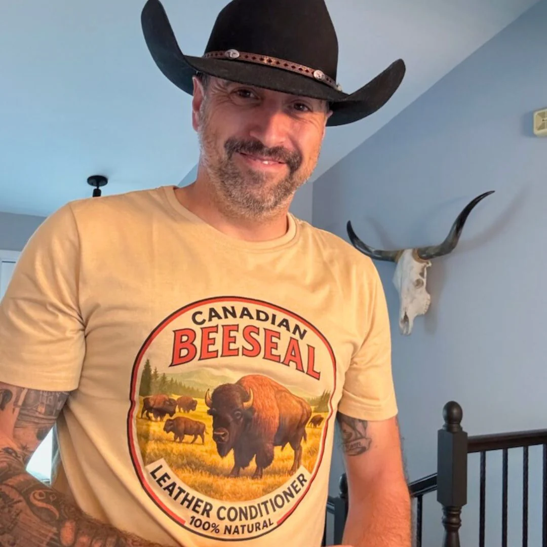 T-Shirt | Collab with Hostile Western | Bison | Canadian Beeseal - Image 4
